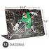 DC Comics Green Lantern Vintage Action Pose Pattern Universal Laptop 13in (10.6 x 7.6in) Skin
